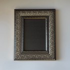 Vintage Picture Frame Ornate Old World French Cottagecore Silver 8x10