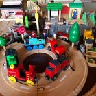 Brio Thomas Wooden Rail Set Train Toy Bundle Large Lot With Tracks Vehicles