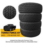 4 New Tires All Terrain Terra Force At 275 60r20 115t At All Season 660aa