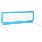 59  Breathable Baby Children Toddlers Bed Rail Guard Safety Swing Down Blue