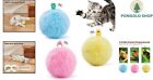 Chirping Cat Kicker Toys With Silvervine Catnip - 3 Plush Balls For Playful Cats