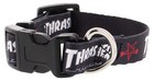 Thrasher Magazine Skate Goat mag Logo 1  Wide Skateboard Dog Collar Large