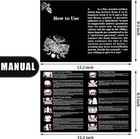 Black Ouija Wooden Board Game Spirit Hunt Planchette Accessories Games Supplies