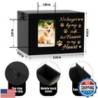 Pet Memorial Urn For Dog Or Cat Ashes Wooden Dog Urns Keepsake Memory Box Cre