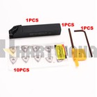 Indexable Threading Turning Tool Holder 16mm 60 Degree Carbide Inserts 16verag60