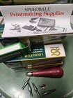 New Lot Of 6 Vintage Speedball Linoleum Cutter No  1 - 4131 Art Supplies By Hunt