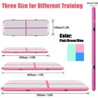 10 13 16ft Air Tumble Track Inflatable Training Home Gymnastics Gym Yoga Mat