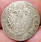 Austria 3 Kreuzer 1697 Leopold Silver Coin