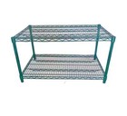Heavy Duty 33  Nsf Epoxy Wire Shelving Unit     Large Space Storage Rack Organizer