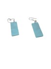 Vintage Native American Navajo  Turquoise Slabbed Earrings