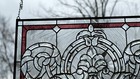 Stained Glass Window Panel Clear Beveled Glass Panel 34 w X 20 h