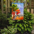 Caroline s Treasures Fall Italian Greyhound Garden Flag Ck1939gf