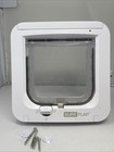 Sure Petcare Microchip Cat Flap  White  Scans Pet s Id On Entry 4 3 4 H 5 5 8 W