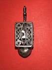 Antique Judaica 925 Sterling Silver Filigree Art Hebrew Hanukkah Dreidel 9 Grams