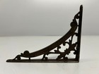 Pair 2 Antique Vtg Cast Iron Ornate Victorian Shelf Brackets Bracket Hardware