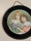 Antique Victorian Lady Flue Cover   7-1 2  Diameter 