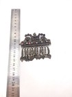 Vintage Kuchi Hair Barrette Afghan Tribal Clip Brass Gypsy Ornament Boho 49 6g