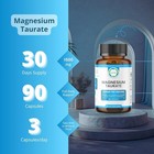 Truemed Magnesium Taurate For Sleep And Cardiovascular Health 1500 Mg 90 Capsule