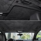 Fit For Dodge Ram 1500 2500 3500 Black Suede Headliner Fabric With Foam Backing