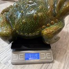 Vintage Arnel s   Xlarge Ceramic Frog Toad Garden Decor Green Figurine