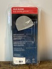 Speedo Solid Silicone Swim Cap Black One Size Adult Swimming