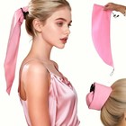 New Waterproof Ponytail Shower Cap Adjustable Reusable Hair Sleeve For Women