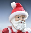 1960s Japanese Santa Doll With Music Box  14  High  Very Charming Video