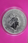 2017 Great Britain   2 Britannia 1 Ounce  999 Silver In Mint Capsule Genuine C83