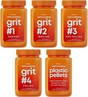 Rock Tumbler Grit Refill Kit - 3 5 Pounds Grits Media   Poly Plastic Pellets