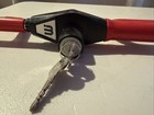 The Club Original Car Anti Theft Device Steering Wheel Lock Red Club W  2 Keys
