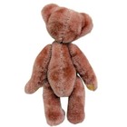 Vintage Little Gem Teddy Bear Miniature Fully Jointed Teddy Bear Signed Magenta