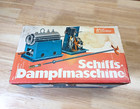 Wilesco Schiffs-dampfmaschine Live Steam Engine Set  Metal Blue silver  Box