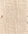 1837 Quaker Letter To Samuel Keese Underground Railroad Peru Ny Land