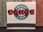 Vintage Feature Matchbook Full Unstruck Complete Dance Freight Lines White Cover