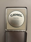 Vtg Camel Dark Mint Cigarettes Tin Metal Advertising Box Tobacciana 3 5  X 3 25 