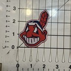 Cleveland Indians Chief Wahoo Embroidered Patches   Set Of 5 