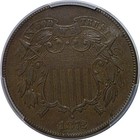 1872 Two Cent Piece   Pcgs Ms-62 Bn