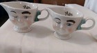 Baileys Irish Cream 2 Yum Face Winking Eye Creamer Cups 1996 Limited Edition Vtg