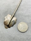 Vintage Ice Tea Stir Straw Mexican Signed Silver Or Cocktails Spoon Round Leaf 
