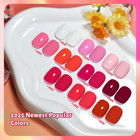 12 Pcs Pink Nail Polish Set With 10 Colour Combo  2 Pcs Base And Top Coat  Fast 