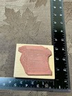Woodblock Mounted Rubber Ink Stamp  Stampland Densmore 5 Typewriter  47
