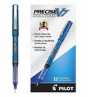 12 Pack - Pilot Precise V7 Stick Rolling Ball Pens  Precision Point Ink   7mm