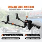 1 000lb Weight Distribution Hitch With 2-5 16 In Ball And 2-in Shank