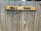 Wild Turkey With Bung Bourbon Whiskey Barrel Stave Sign Best Bourbon Gift 2026