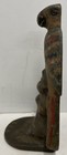 Antique Victorian Cast Iron Parrot Doorstop Or Book End With Original Paint