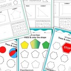 Colors   Shapes Activities For Preschool   Printable Shape Busy Book Worksheets