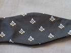Masonic Square Compass Black Bowtie Tuxedo Formal Master Mason Fraternity New 