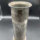 Vintage Wilcox Silver-plate Cylinder Vase 1920 s Floral Deco Design