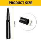 Black Car Bullet Antenna 50 Cal Caliber For Gmc Chevy Pickup Truck Suv Silverado