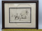Eileen Alice Soper Etching Print Framed Signed Art The See-saw